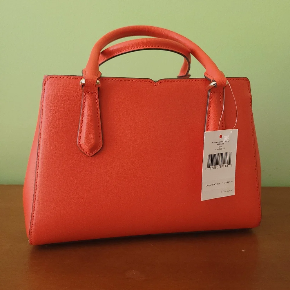 NWT Kate Spade Blood Orange Handbag and Crossbody - Picture 5 of 13
